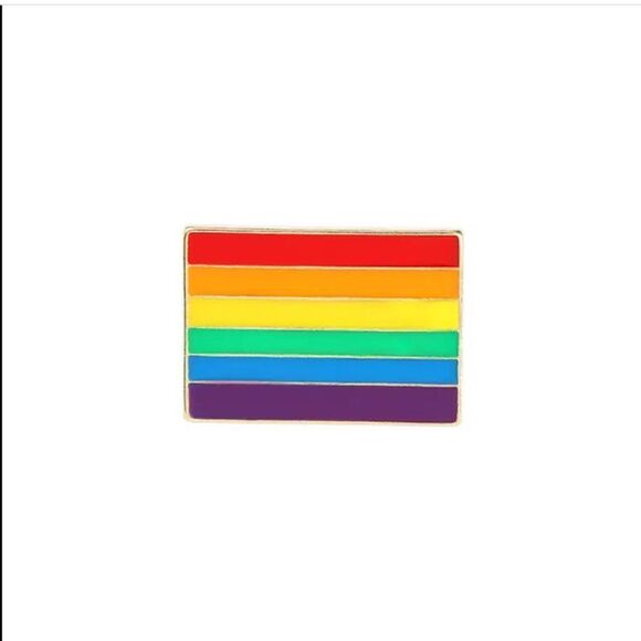 Rainbow Pride Flag Enamel Pin, NEW 🏳️‍🌈 - Picture 1 of 2